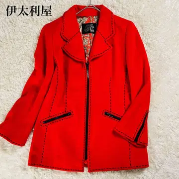 이타리야 테일러드 자켓 빨간색 L