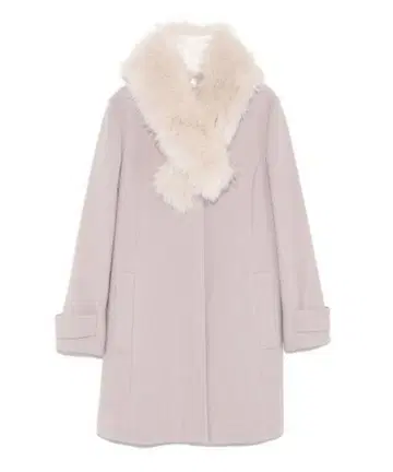 정가 35200엔 snidel (스나이델) 포인트 인조 모피 울 코트