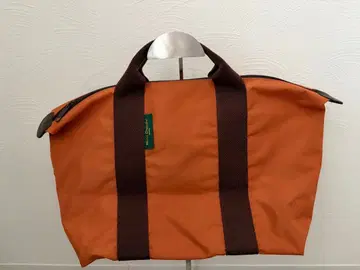 Herve Chapelier 오렌지 토트백 에르베샤 펠리에