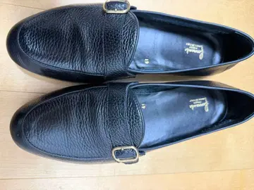 [새상품급] ferrante 몽크 스트랩 로퍼 블랙 41