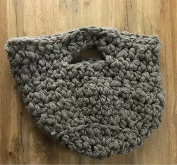 maydi 브라운 니트 백 빅