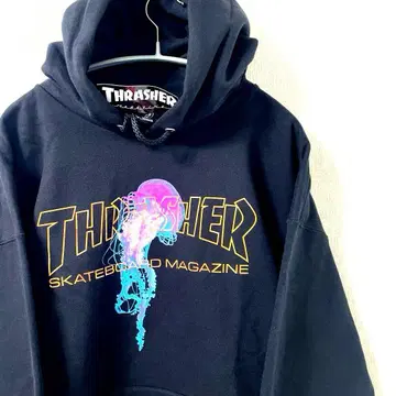 새상품 트레셔 후드티 풀오버 속기모 스케이트보드 L