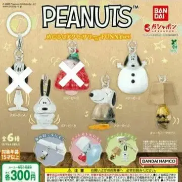 PEANUTS 메지루시 액세서리 FUNNY ver. 스누피