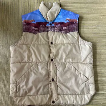 Sears 시어스 다운 베스트 70s-80s 말 패턴 전사