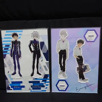 에반게리온 나기사 카오루 & 이카리 신지 아크릴 스탠드 2개 세트