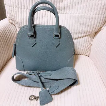 Mila Owen 와이드 숄더 보스턴 백 블루