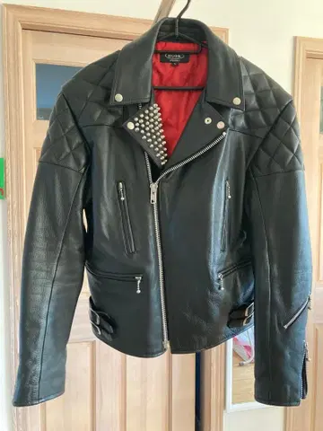 HORN WORKS 스터드 장식 가죽 자켓 L