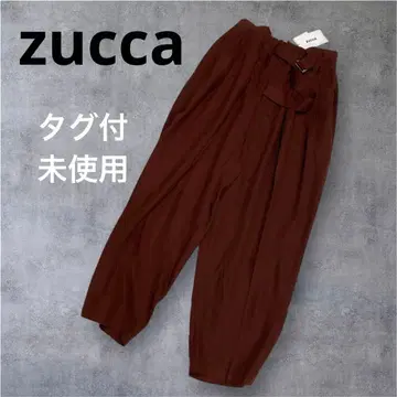 와이드 팬츠 S 텐셀 트윌 브라운 와이드 테이퍼드