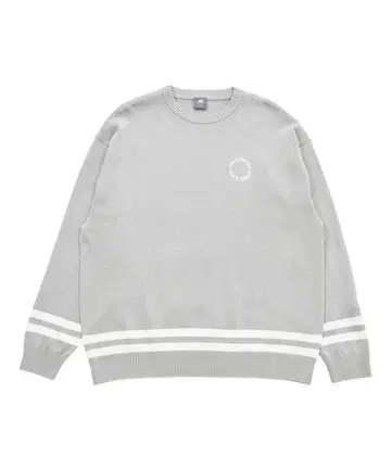[새상품급] 뉴발란스 라이트 그레이 크루넥 니트 size L