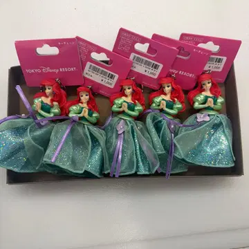 도쿄 디즈니 리조트 아리엘 키링 5개 세트