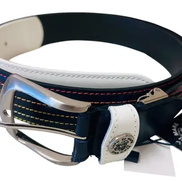 [ 미사용 새상품 ] 시나코바 벨트 소가죽 남성용 네이비 일본제