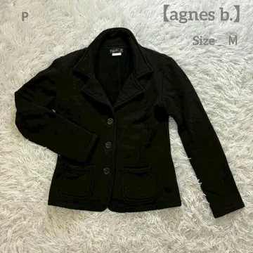 에네스베 테일러드 자켓 코튼 면 블랙