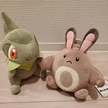포켓몬 봉제 인형 세트 오타치&키바고 2개 세트