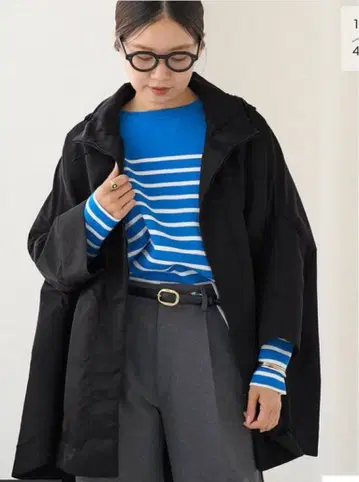 거의 미사용 IENA 이에나 판초 코트 36