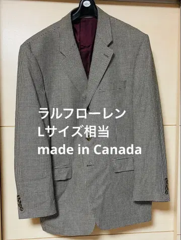 랄프 로렌 테일러드 자켓 L 사이즈 상당 made in Canada