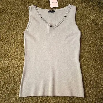 인디비 비즈 장식 탱크탑