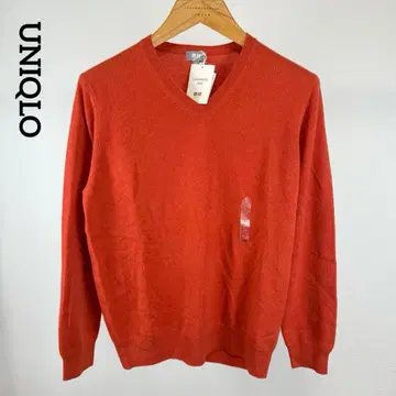UNIQLO 유니클로 캐시미어 V넥 스웨터 미사용 택 포함 사이즈 L