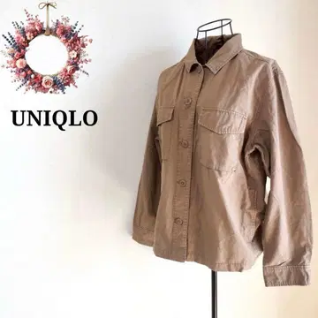 [ 빅 사이즈 XL ] 유니클로 밀리터리 셔츠 자켓 오버 사이즈