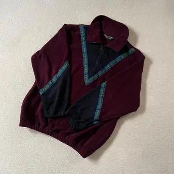 Spindle River 하프 지퍼 플리스 자켓 M 구제 의류