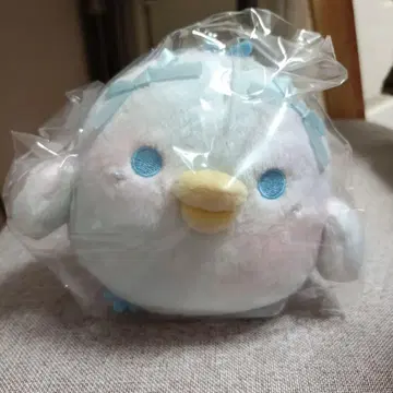 리락쿠마 봉제 인형 키이로이토리 하늘색 이로이토리