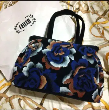새상품 FEILER 꽃무늬 핸드백