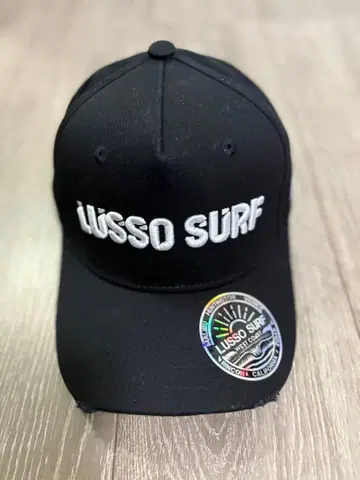 LUSSO SURF 블랙 야구 모자