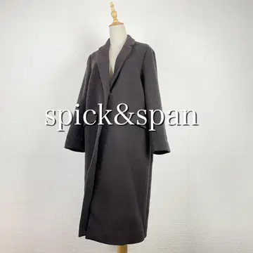spick&span w 모사 체스터 코트 브라운