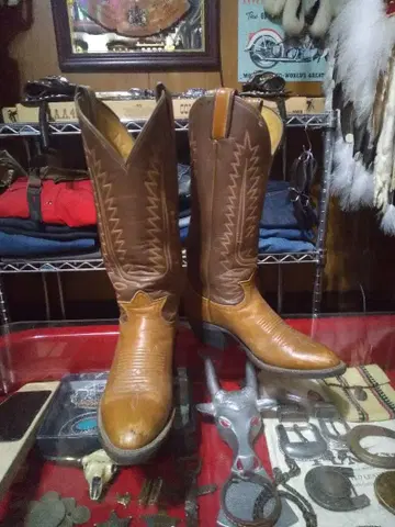 토니 라마 빈티지 웨스턴 부츠 골드 라벨 아메카지