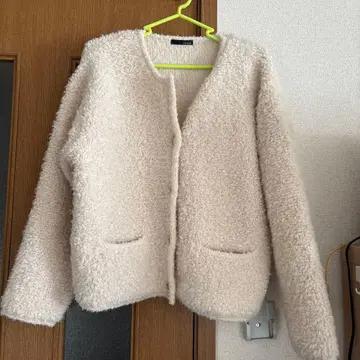 RANAN 플리스 자켓 M 사이즈 아이보리