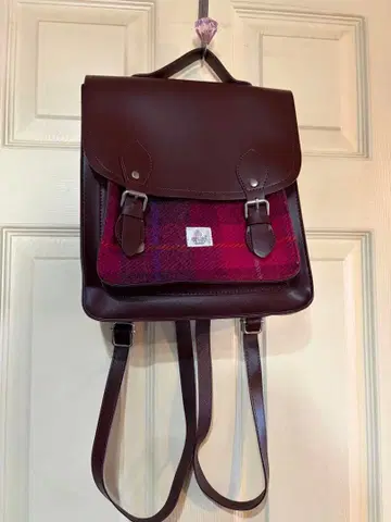 Harris Tweed 해리스 트위드 백팩 2WAY 가죽