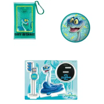 주토피아 해피 복권 멀티 케이스 틴 거울 아크릴 스탠드 게리