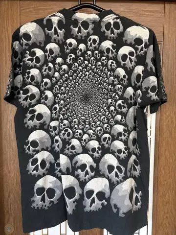 LIQUID BLUE 스컬 T셔츠 XL