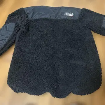 FIRST DOWN 플리스 자켓 블랙