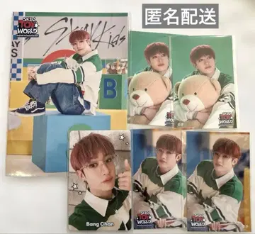 Straykids TOY WORLD 방찬 랜티큘러 트레이딩 카드 스티커