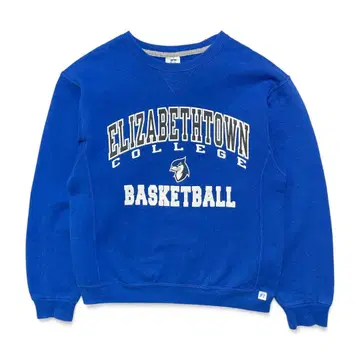 구제 러셀 엘리자베스타운 칼리지 전면 V넥 맨투맨 4단 프린트