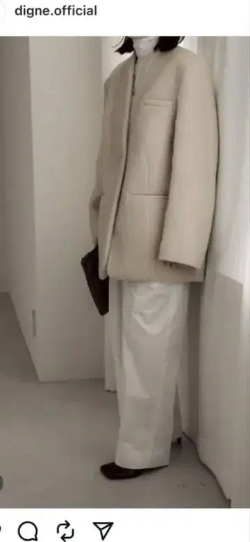 digne 디뉴 샤기 자켓 코트 shaggy jacket coat