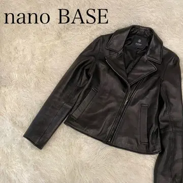 nano BASE 양 38 램 가죽 싱글 라이더 자켓