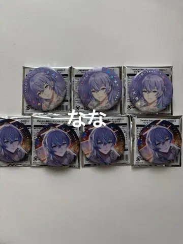 니지산지 윈터 데이트 2025~ 랜덤 금박 캔뱃지 호시미치 쇼 7개