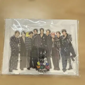 [미개봉] Snow Man 아크릴 스탠드 Snow World