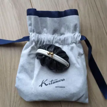 새상품 미사용! Kitamura 블랙 가마구치 코인 케이스