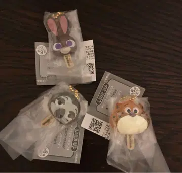 주토피아 아이스캔디 참 캡슐 토이 가챠 3종 세트 모음