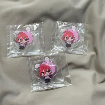 3개 세트 블루 록 남코 한정판 미니 아크릴 플레이트 치기리 효마