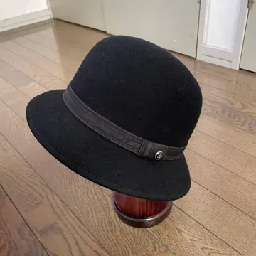 블랙 울 펠트 햇
