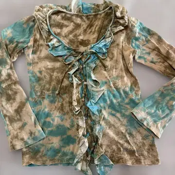 엘르로데오 타이다이 디자인의 긴팔 상의