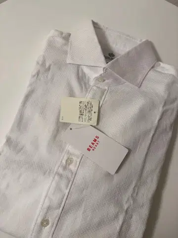 BEAMS HEART 화이트 포멀 셔츠 XL