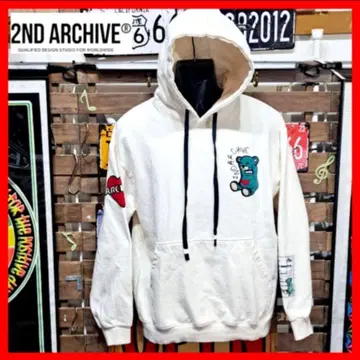 2nd ARCHIVE 세컨드 아카이브 와펜 풀오버 후드티 한국