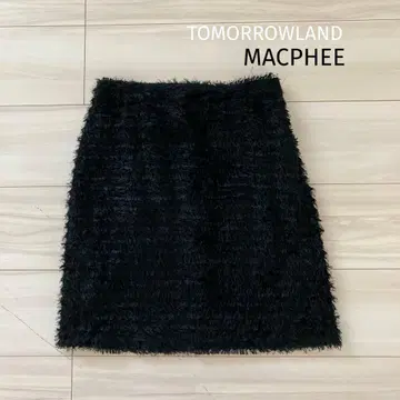 새상품급 투모로우랜드 맥피 미니 스커트 스커트 프린지 36