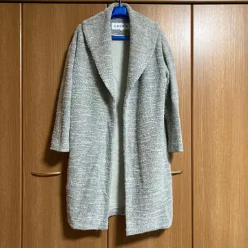 LOUNIE 그레이 롱 코트
