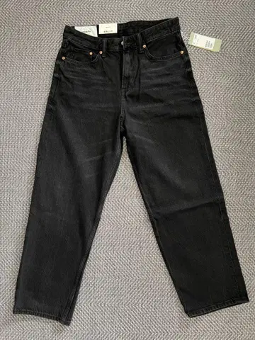H&M 루즈핏 데님 30/30 블랙