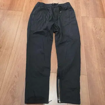 인기 ZENEROBE 제인 로브 팬츠 블랙 지퍼 포함